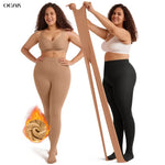 Fleece Lined Translucent Tights